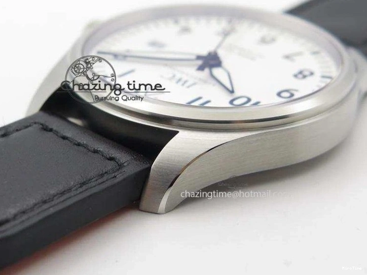 MIROTIME 0116 Fashionable Mark XVIII IW327002 V6F Best Edition White Dial On Black Leather Strap A 7312